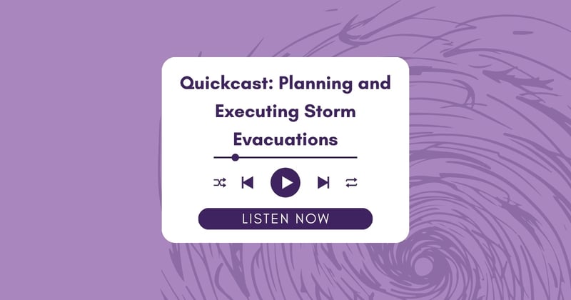 Quickcast: Planning and Executing Storm Evacuations