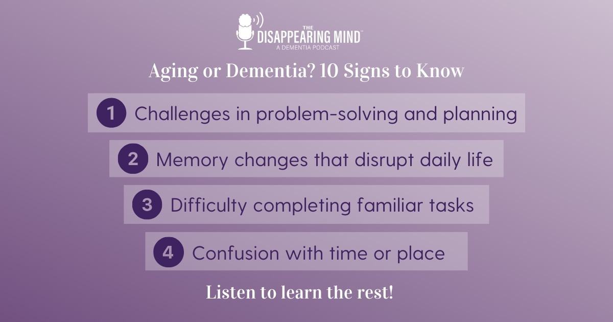 Aging or Dementia? 10 Signs to Know